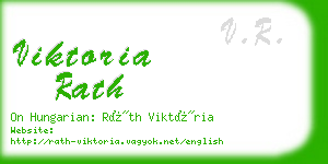 viktoria rath business card